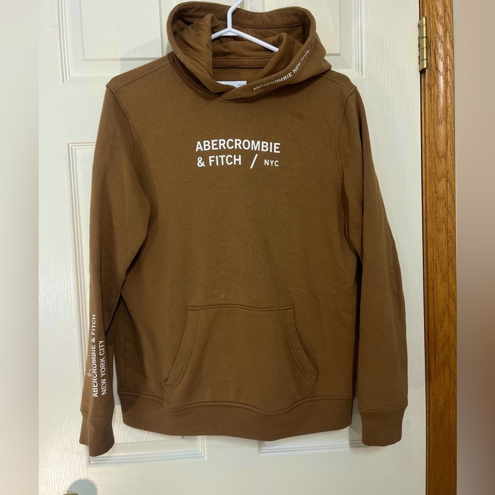 Abercrombie Kids Brown Hoodie, Size 15/16